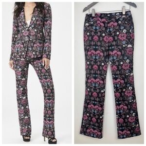 PAIGE Floral Naomi Flared Trousers Pants Size 4